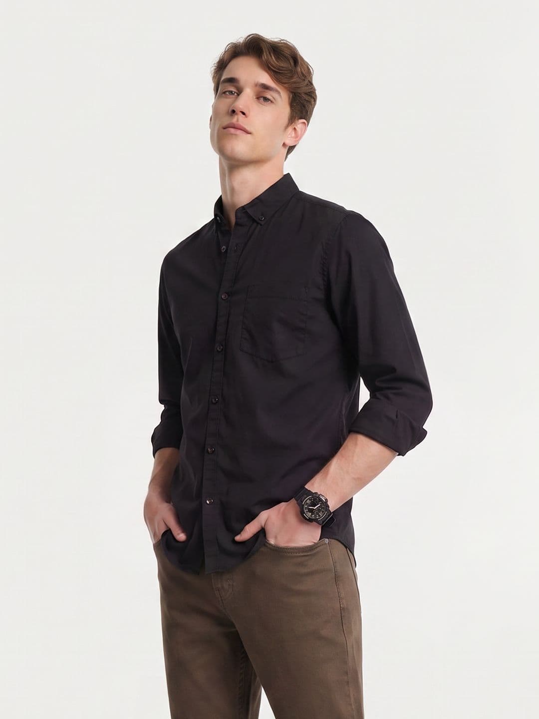 Mast & Harbour Pure Cotton Casual Shirt - view 1