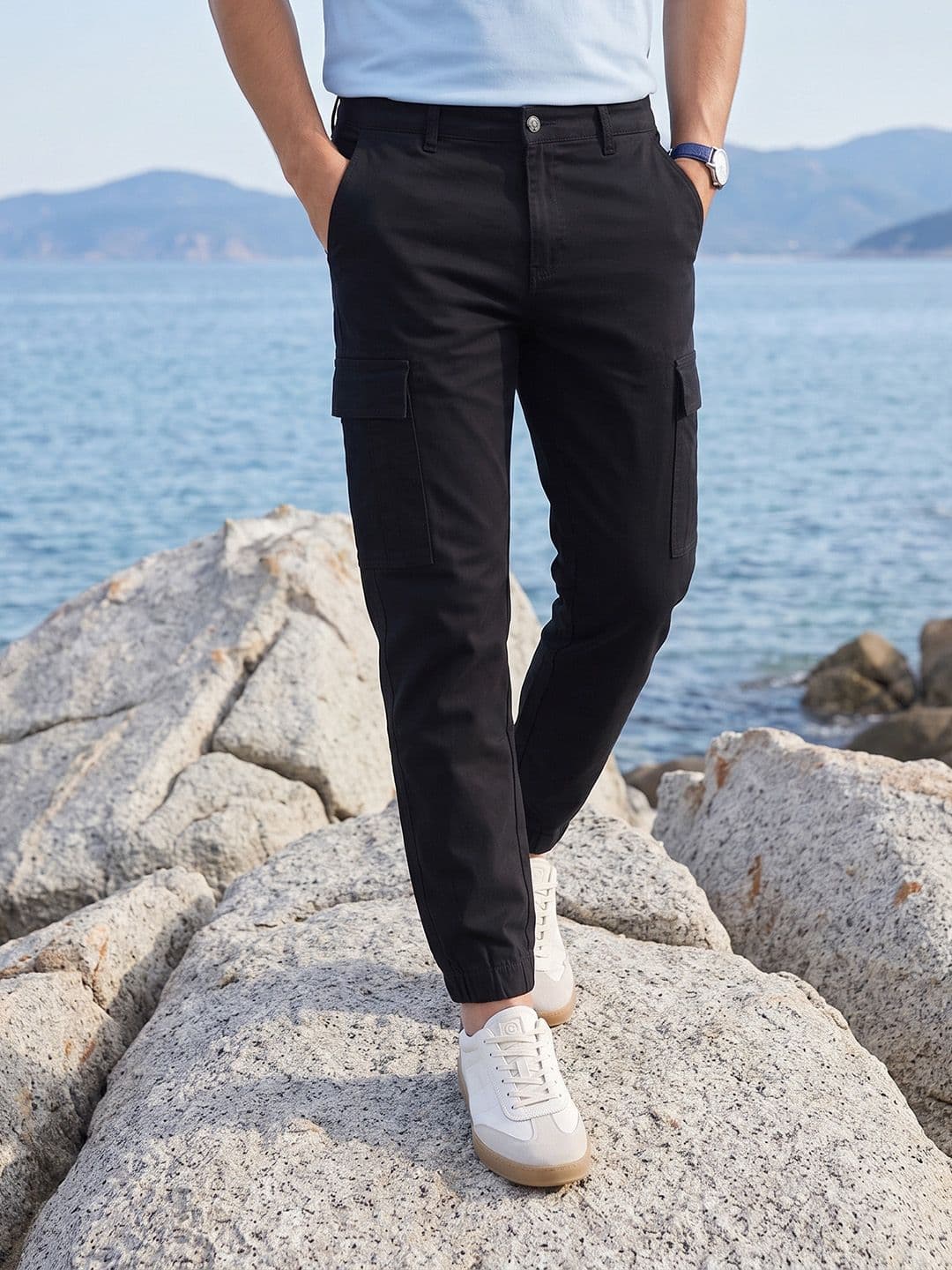 Nautica Men Cargo Jogger Stretchable Jeans - view 1