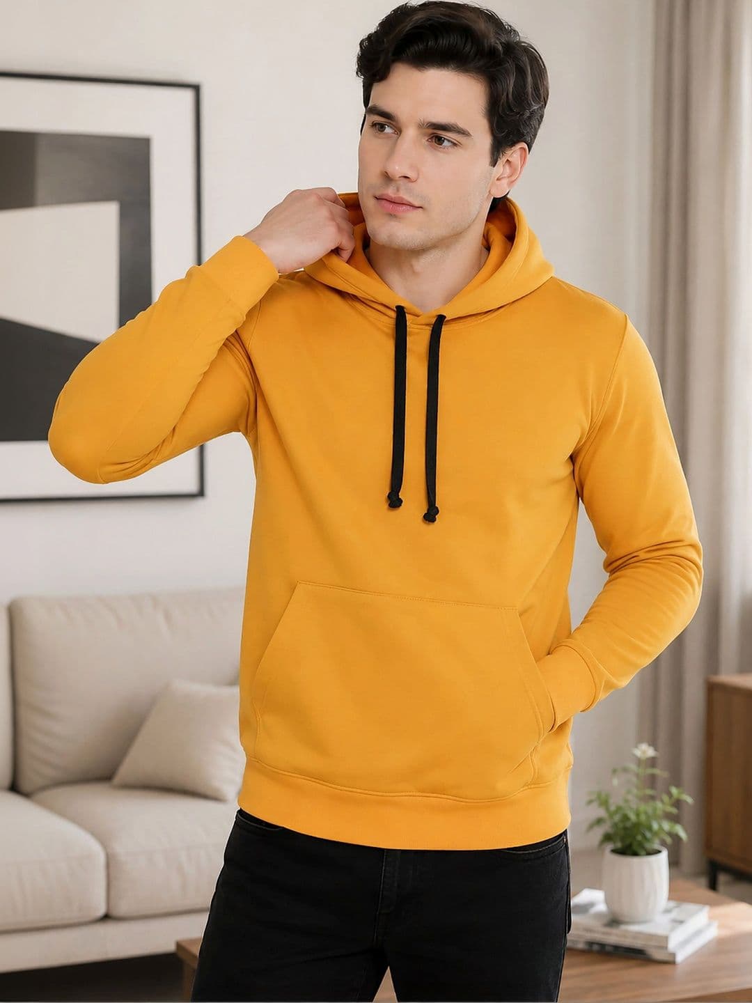 ATIGIANO Men Printed Hooded Sweatshirt - view 1