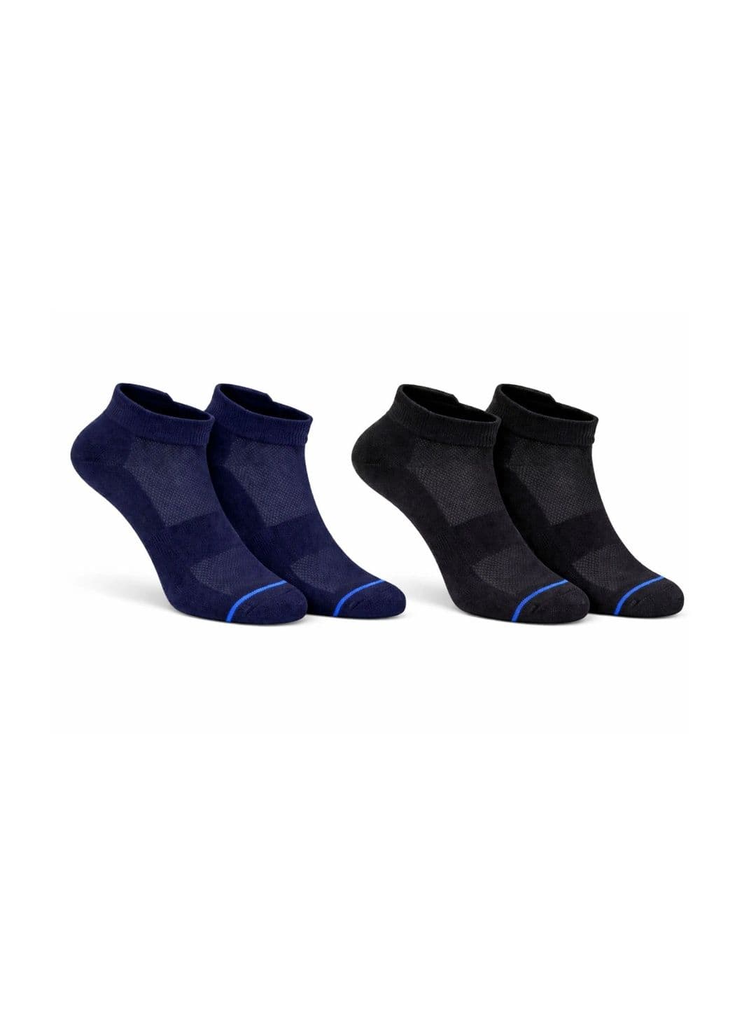 ZULU Unisex Pack of 2 Cotton Blend Assorted Ankle Length Socks - view 1