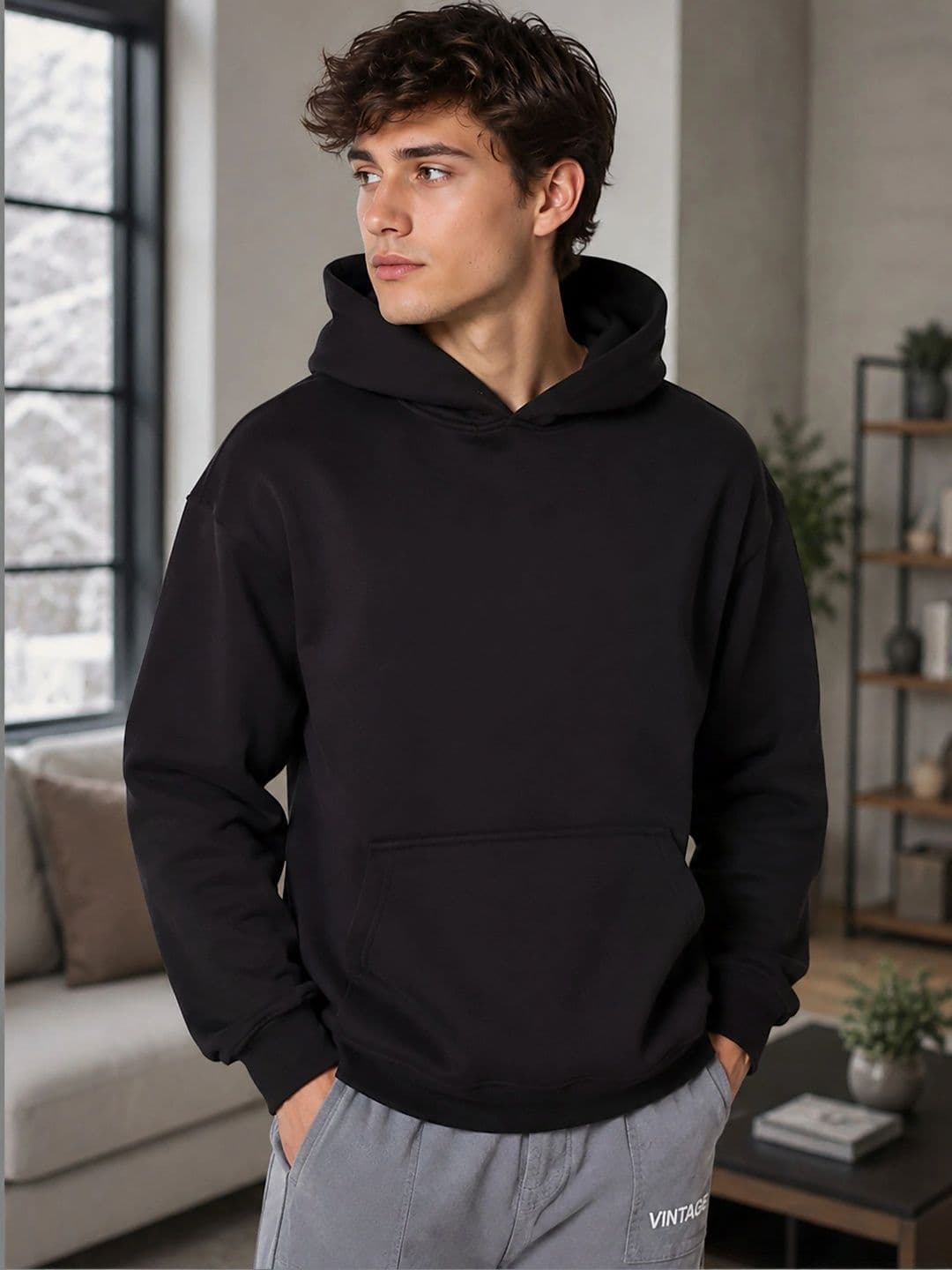 ATIGIANO Men Printed Hooded Sweatshirt - view 1