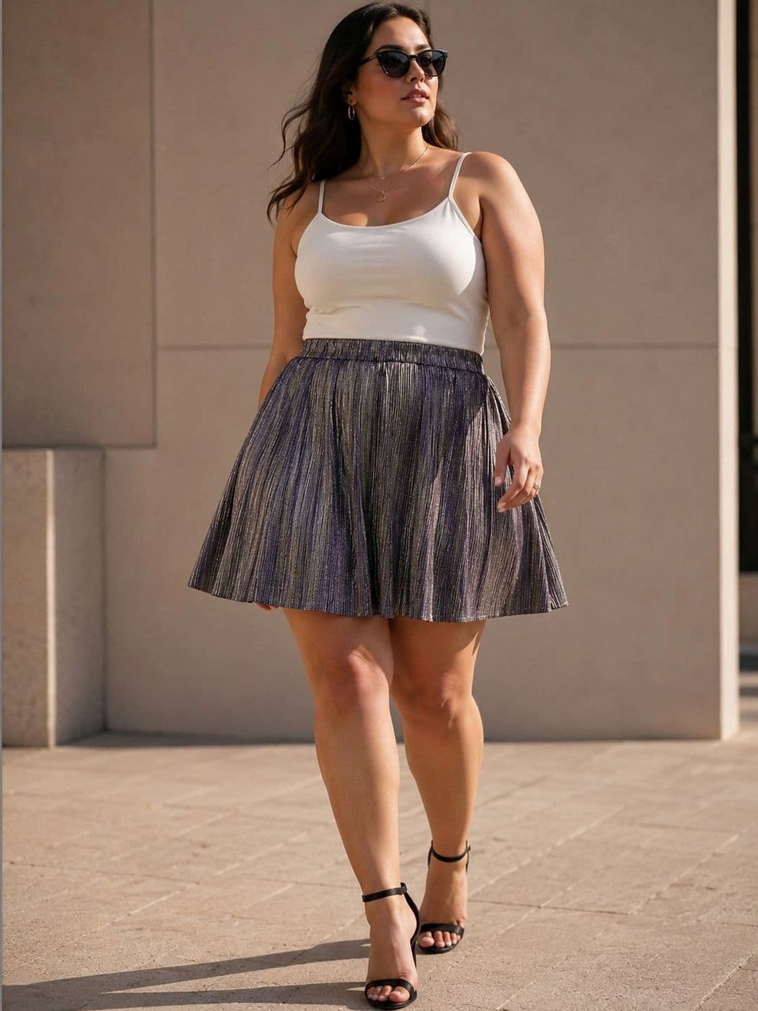 KASSUALLY Women Above Knee Flared Skirt - view 1
