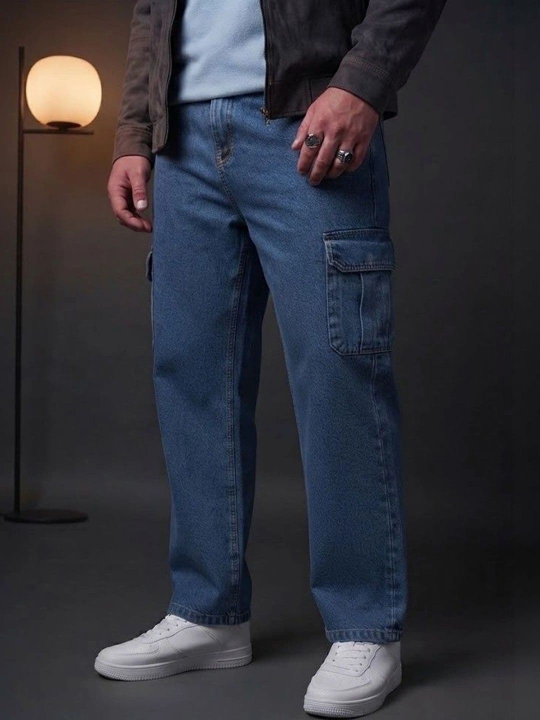 WOOMNY Men Straight Fit Mid-Rise Jeans - view 1