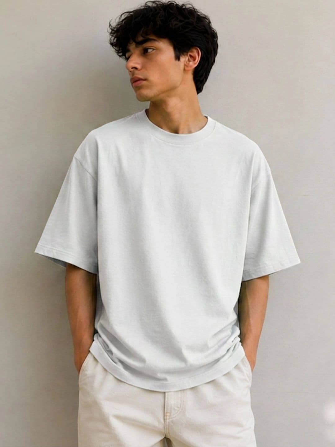 Fashnobic Men's Oversized Typography Print Cotton T-shirt - view 1