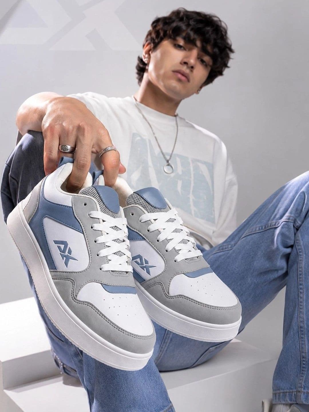 AIRBELL X AIRX Men Colourblocked Sneakers - view 1