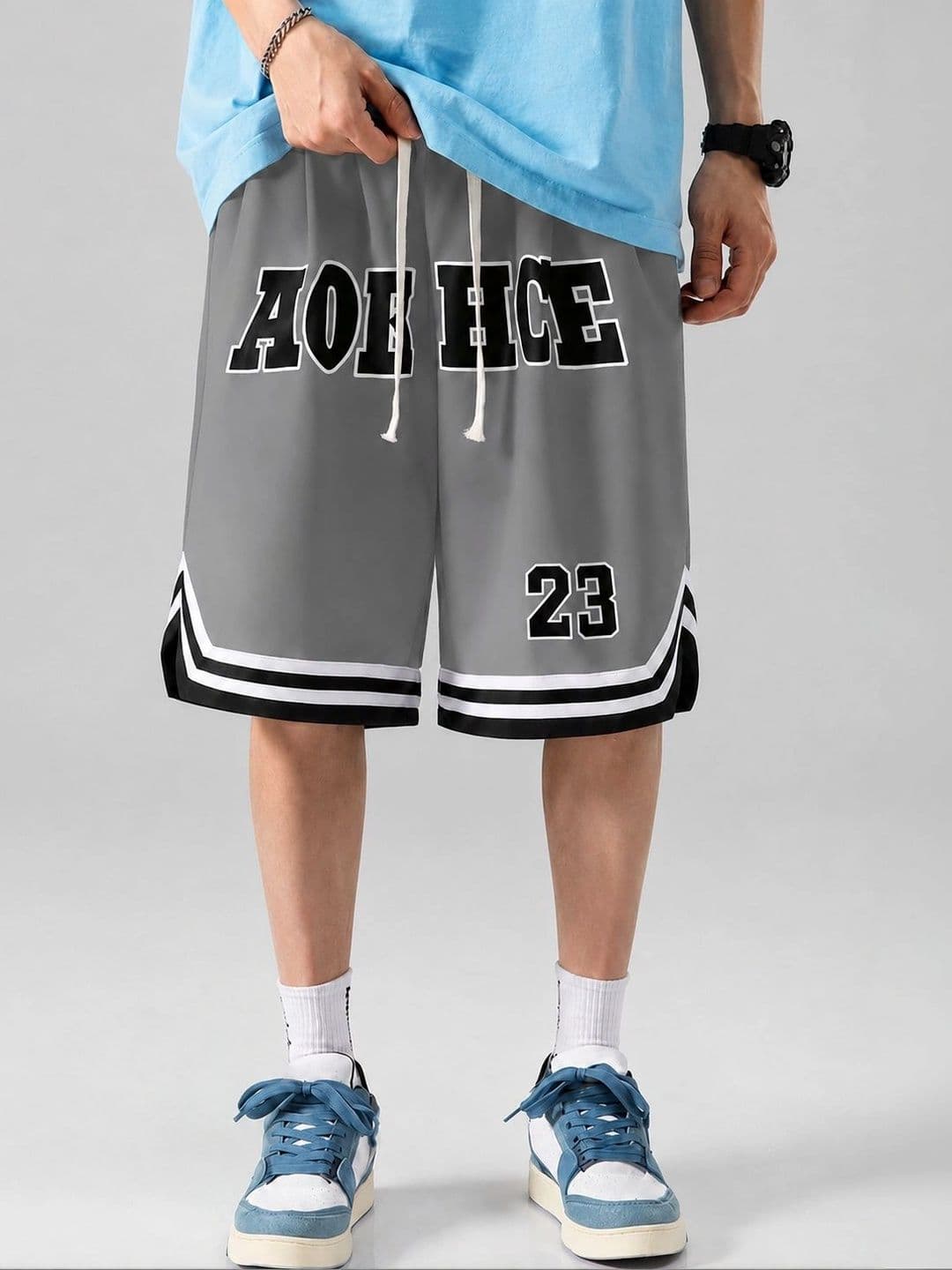 LOTHRIC Men Printed Training or Gym Sports Shorts - view 1