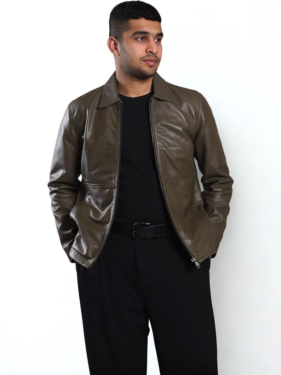 Bellish Men Leather Leather Jacket - view 1