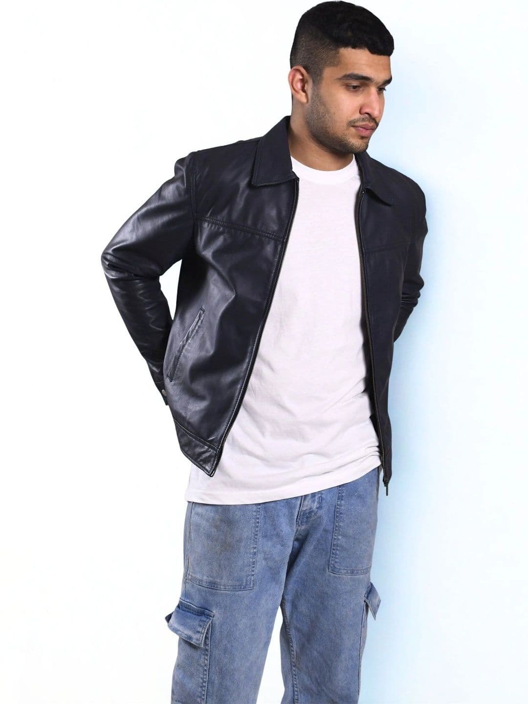 Bellish Men Leather Leather Jacket - view 1