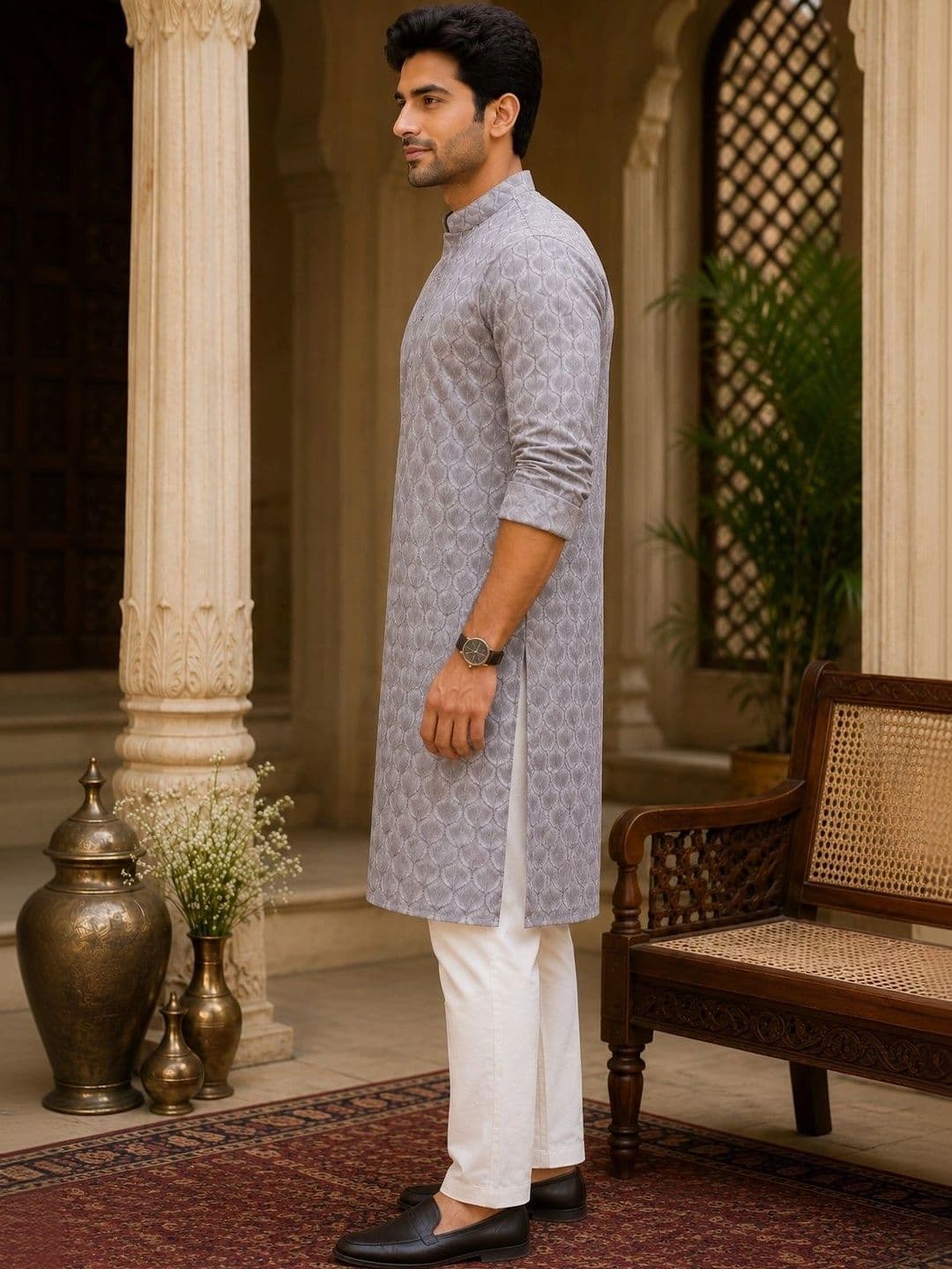 FUBAR Men Ethnic Motifs Printed Kurta - view 1