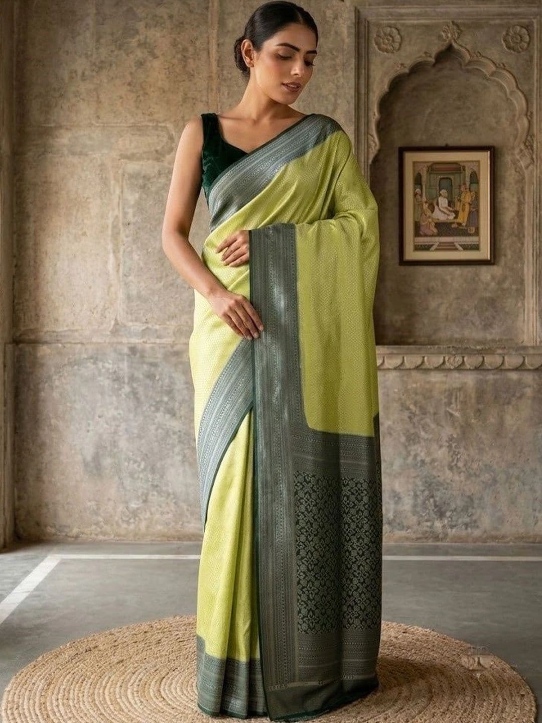 Mufa Woven Design Zari Pure Silk Banarasi Saree - view 1