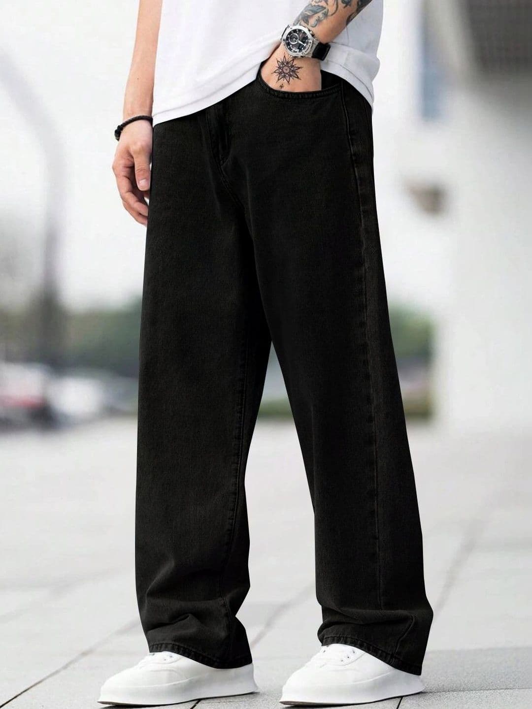Moda Rapido Men Loose Relaxed Fit Mid-Rise Jeans - view 1