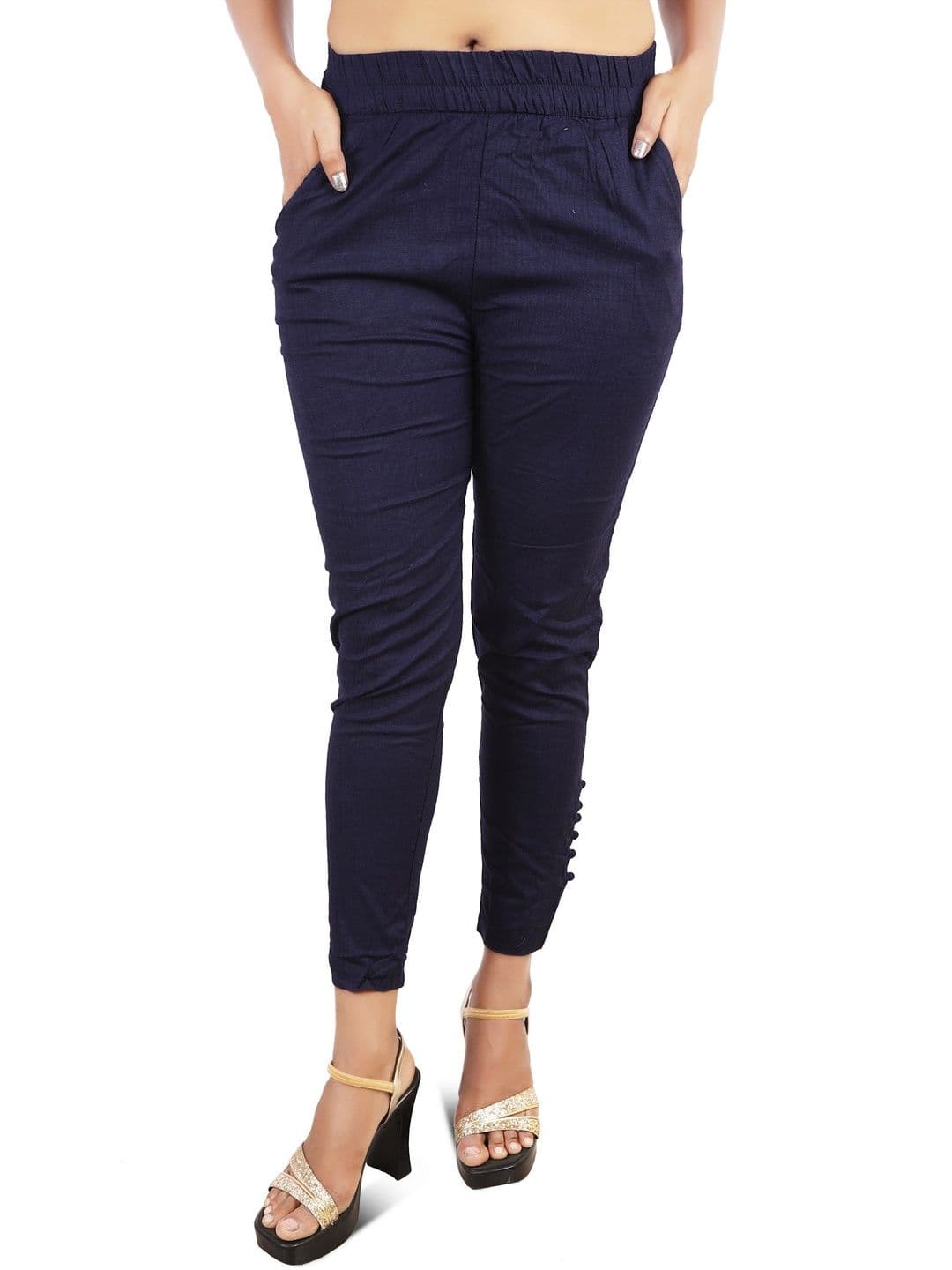 RAYIE COLLECTION Women Knitted Cropped Ethnic Palazzos - view 1