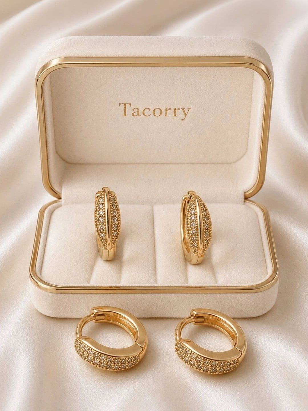TACORRY Circular Hoop Earrings - view 1