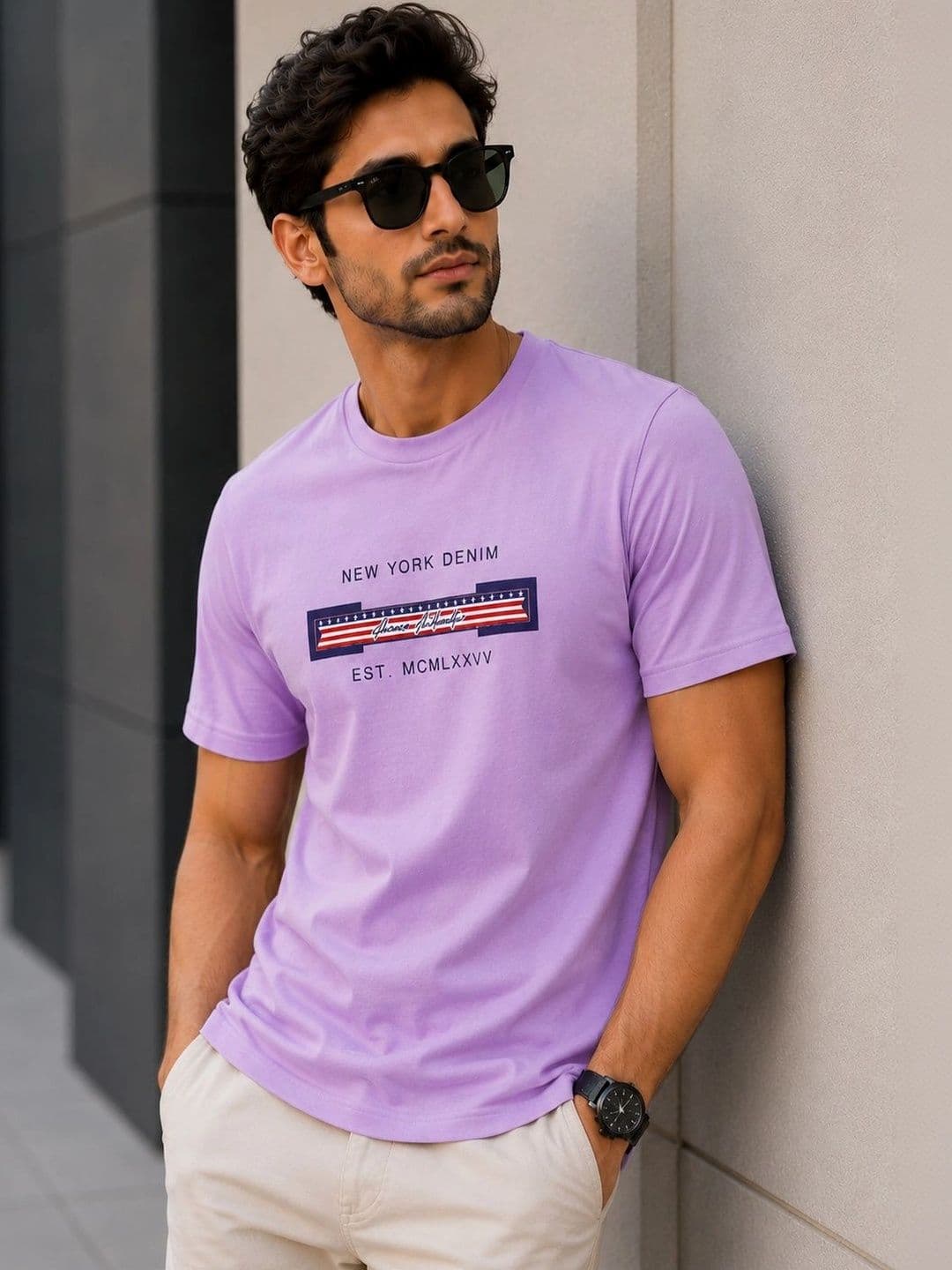 DROPLET Men Typography Printed T-shirt - view 1