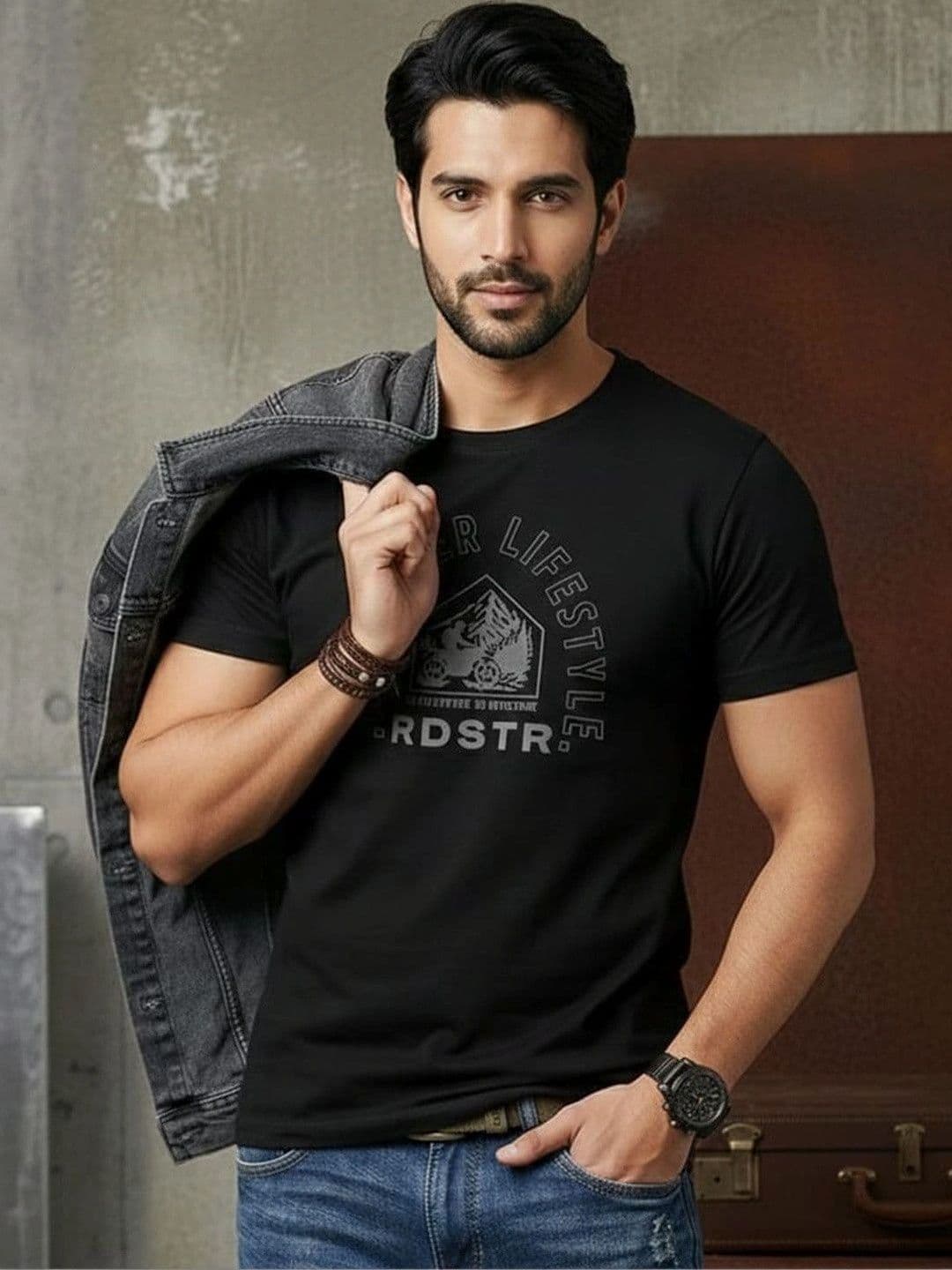 Roadster Men Printed T-shirt - view 1