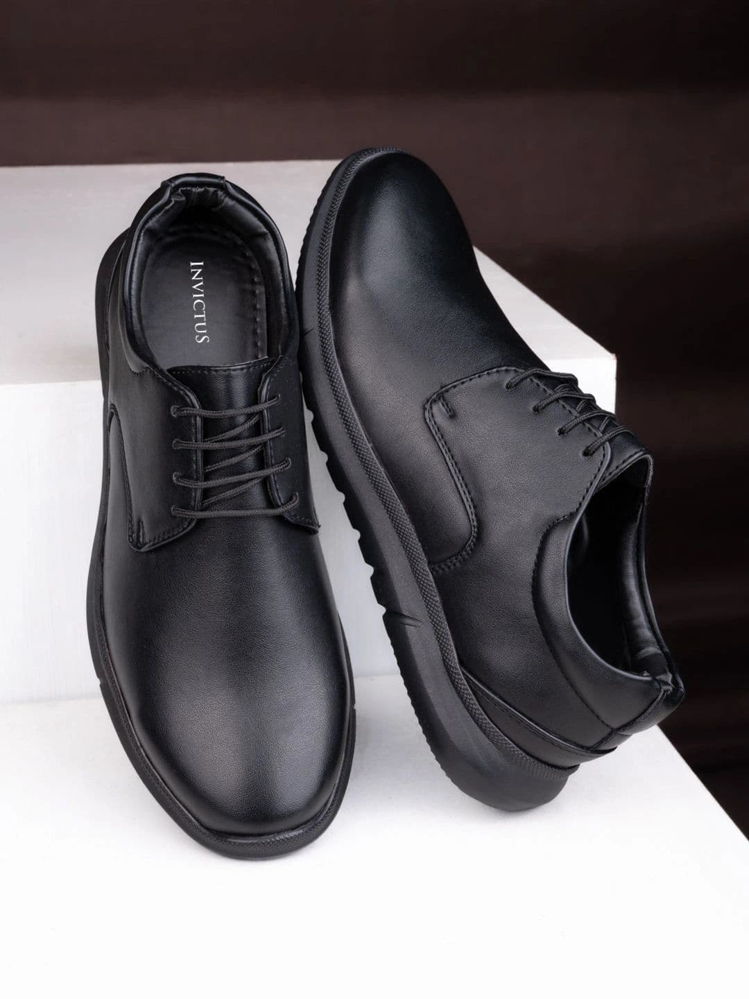 INVICTUS Men Round Toe Formal Slip-On Shoes - view 1