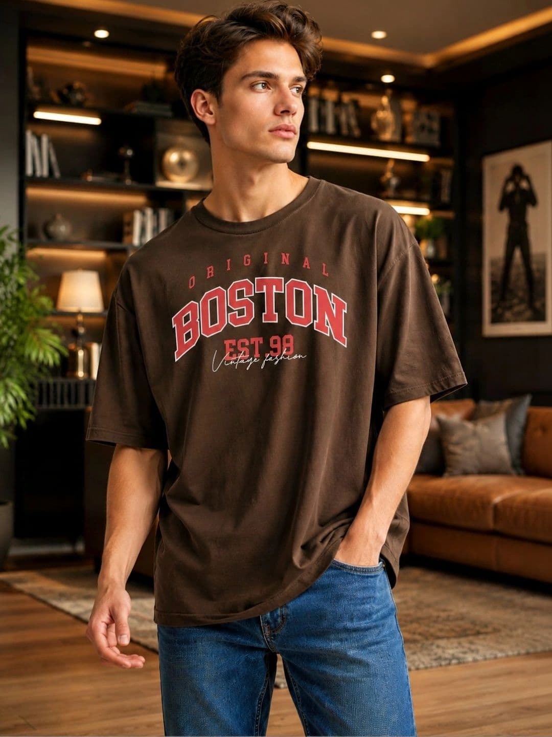 Blacksmith Men Typography Printed T-shirt - view 1