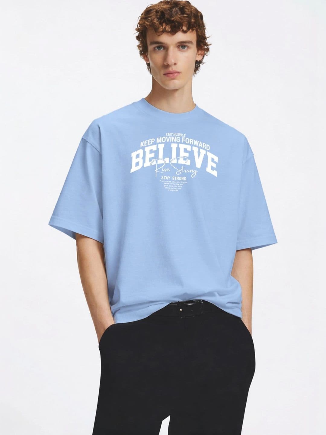 TOGS & TERRE Men Typography Printed Organic Cotton Blend T-shirt - view 1