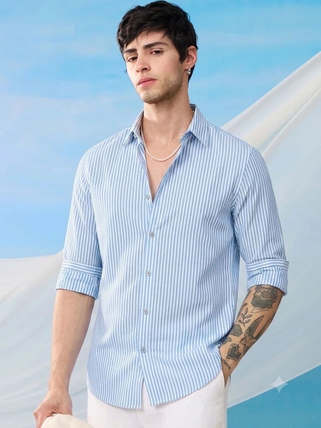 Metronaut Men Classic Striped Casual Shirt - view 1
