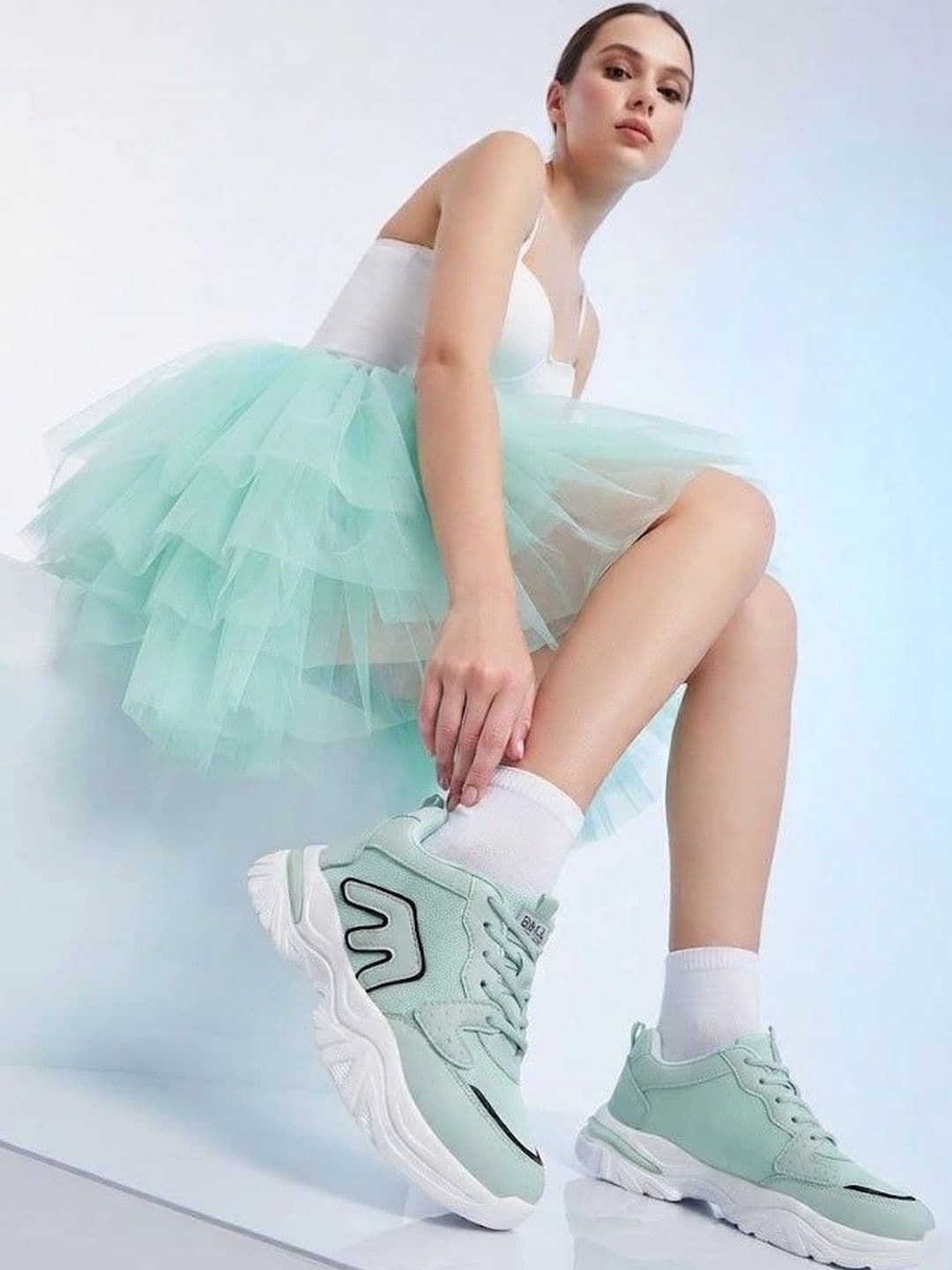 glitchez Women Mesh Running Non-Marking Shoes - view 1