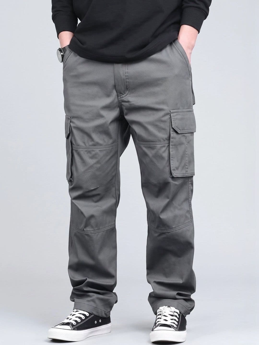 Mast & Harbour Men Classic Loose Fit Cargos Trousers - view 1