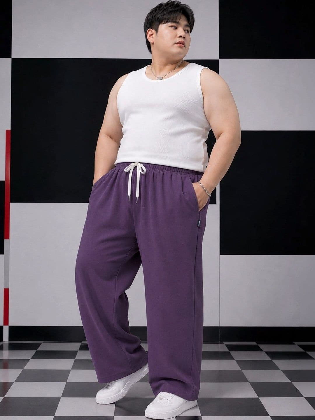 PockMAN Men Wide Leg Antimicrobial Training Track Pants - view 1