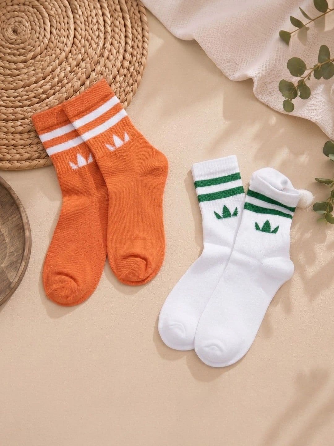 pell-mell Men Pack of 2 Cotton Assorted Patterned Above Ankle Socks - view 1
