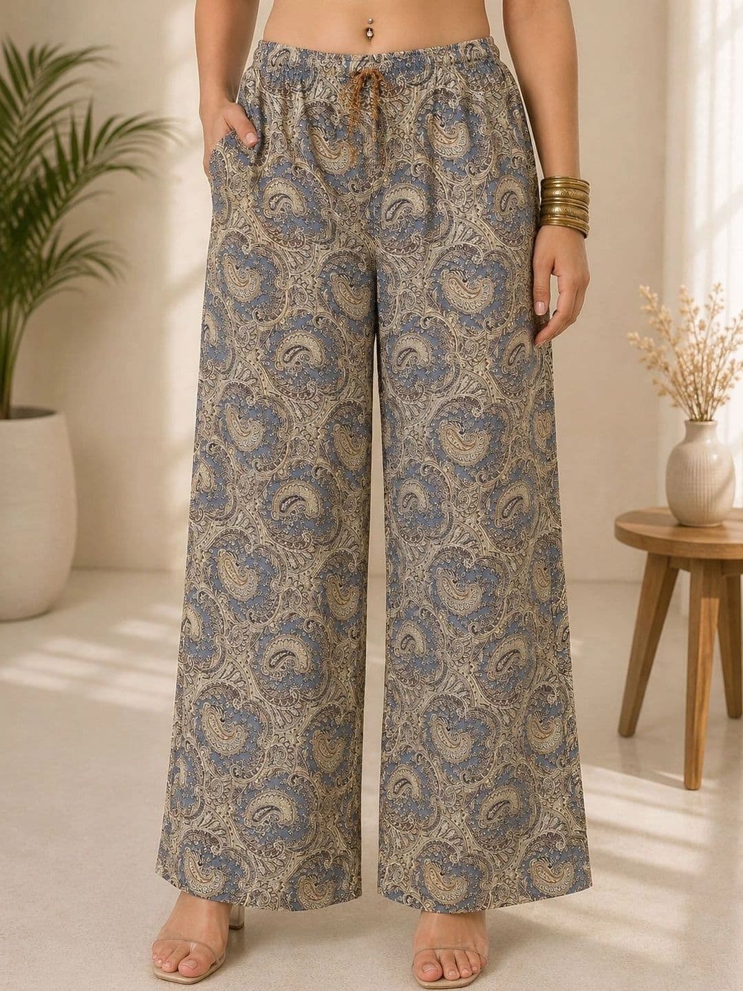 GRACIT Women Paisley Printed Ethnic Palazzos - view 1