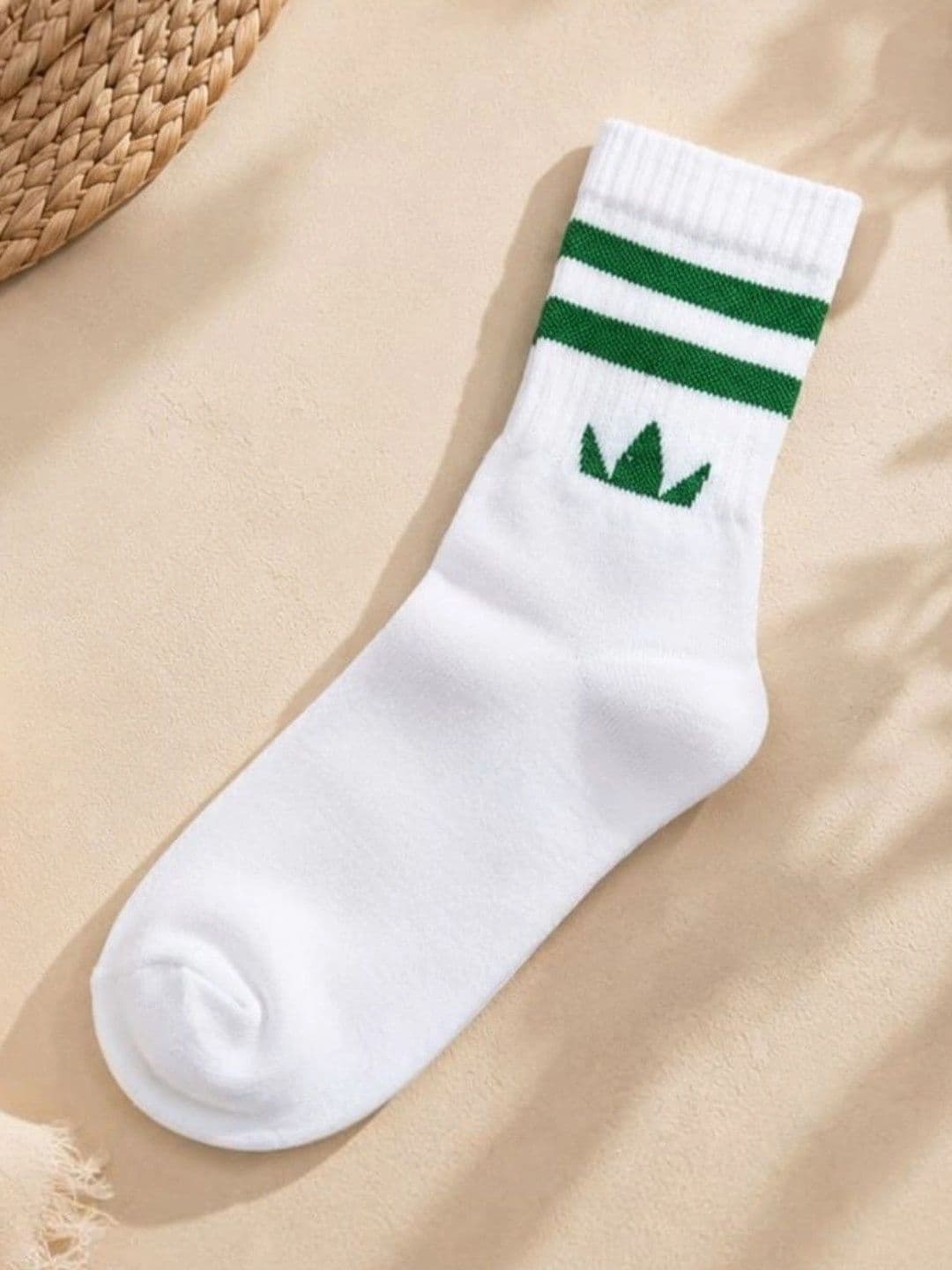 SWAZ Men Pack of 2 Cotton Assorted Striped Above Ankle Socks - view 1