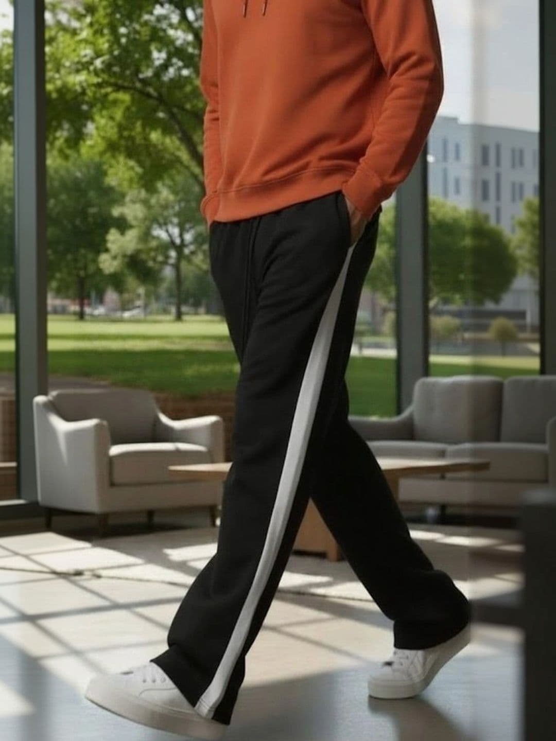 Daphne Maurier Men Regular Fit Colourblocked Training Track Pants - view 1