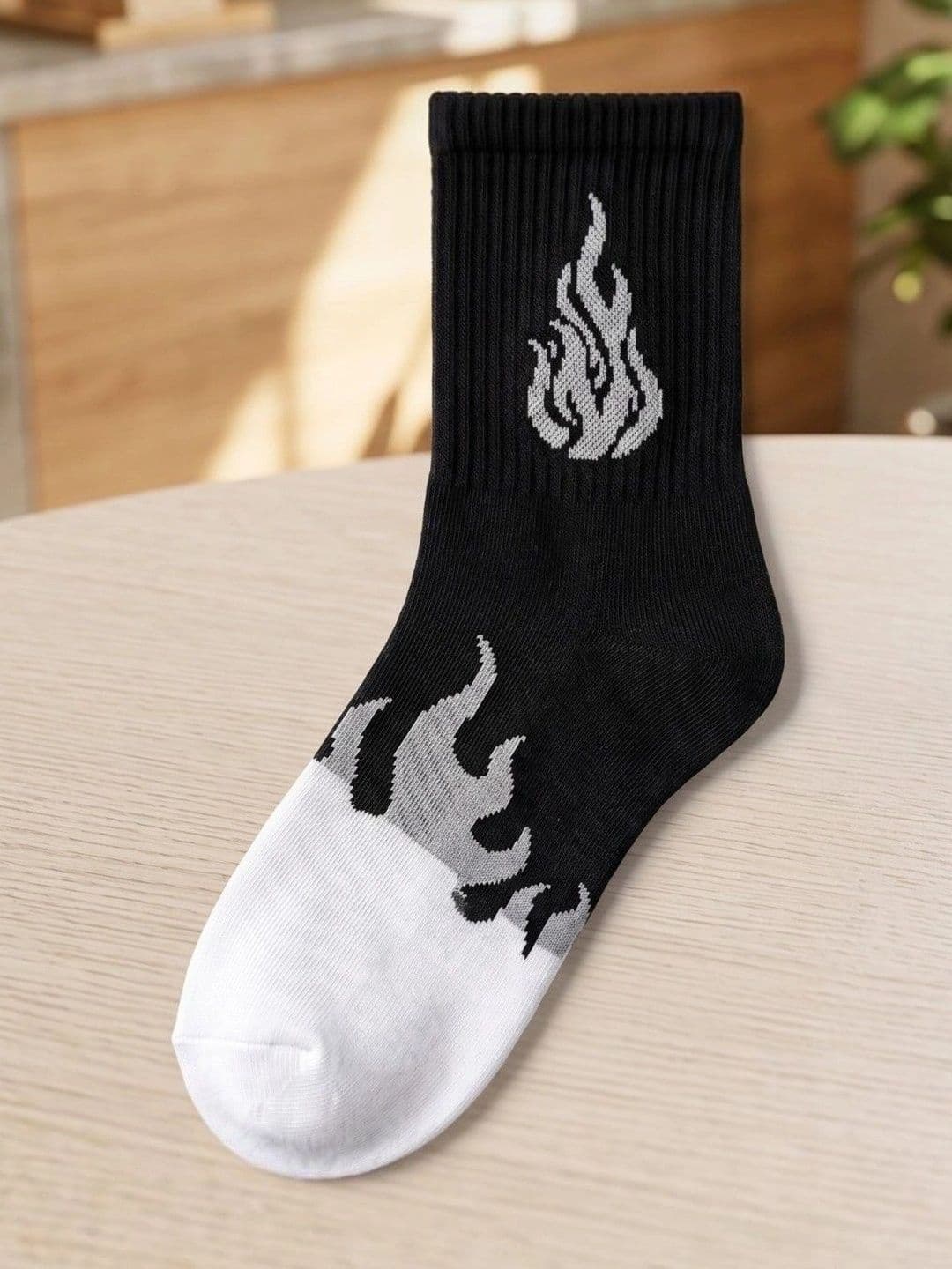 SWAZ Men Pack of 2 Cotton Assorted Patterned Above Ankle Socks - view 1