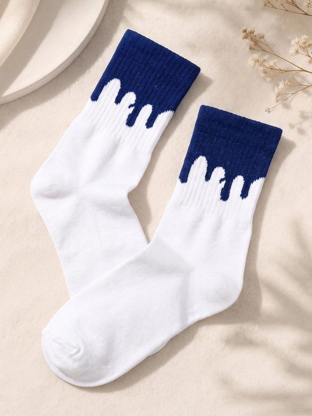 pell-mell Men Pack of 2 Cotton Assorted Patterned Ankle Length Socks - view 1