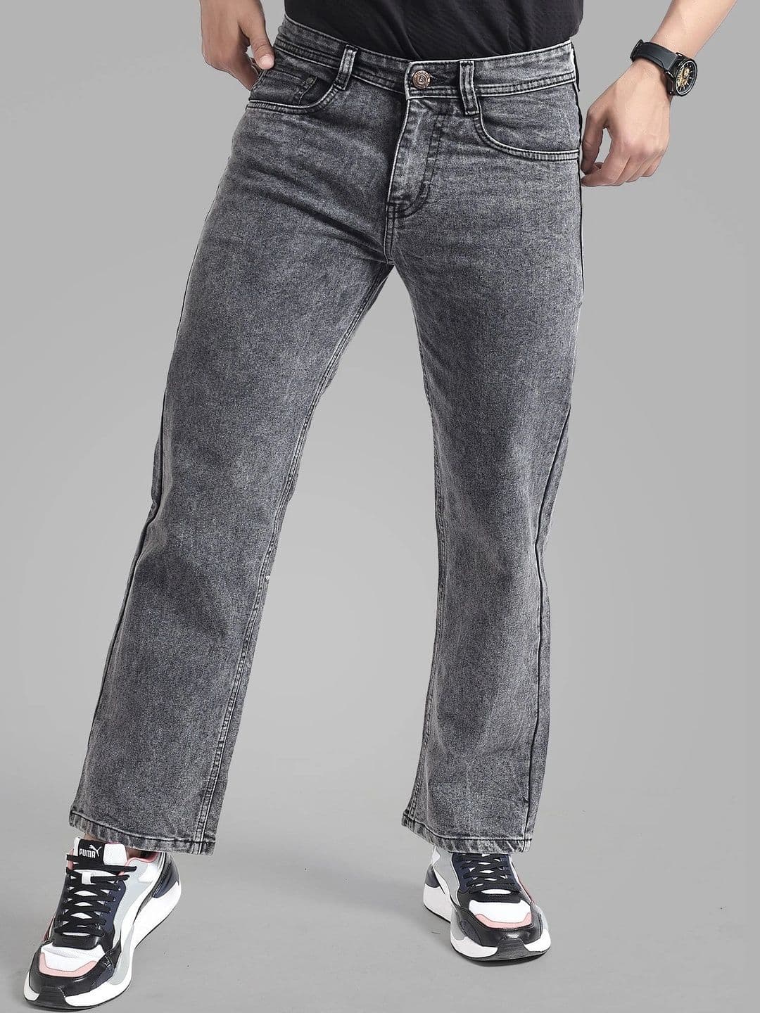 Wanted Men Straight Fit Mid-Rise Jeans - view 1