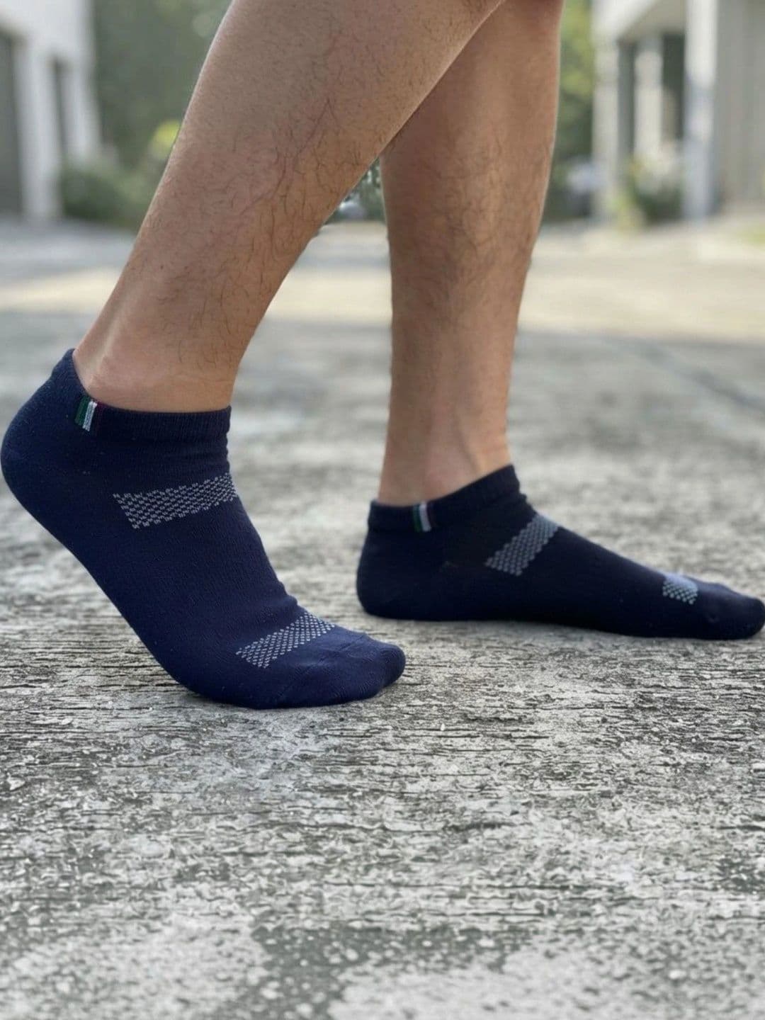 SWAZ Men Pack of 2 Cotton Assorted Patterned Ankle Length Socks - view 1