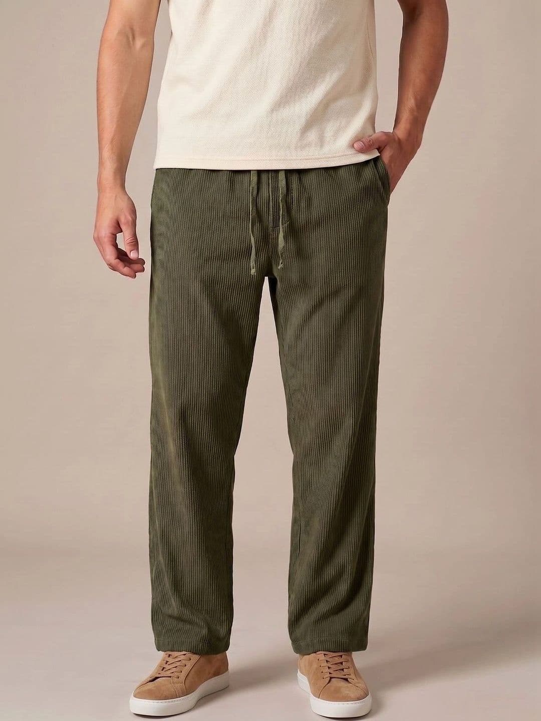 Hence Men Relaxed Corduroy Trousers - view 1