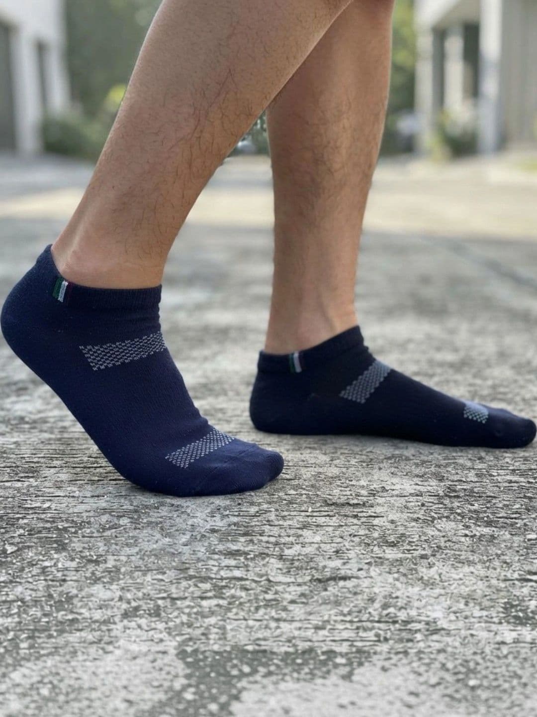 SWAZ Men Pack of 2 Cotton Assorted Patterned Ankle Length Socks - view 1