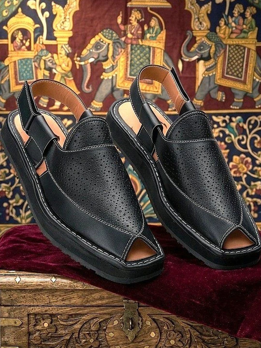 Field Care Men Ethnic PU Shoe-Style Sandals - view 1