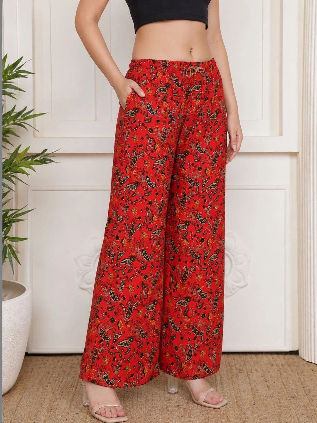 GRACIT Women Paisley Printed Ethnic Palazzos - view 1