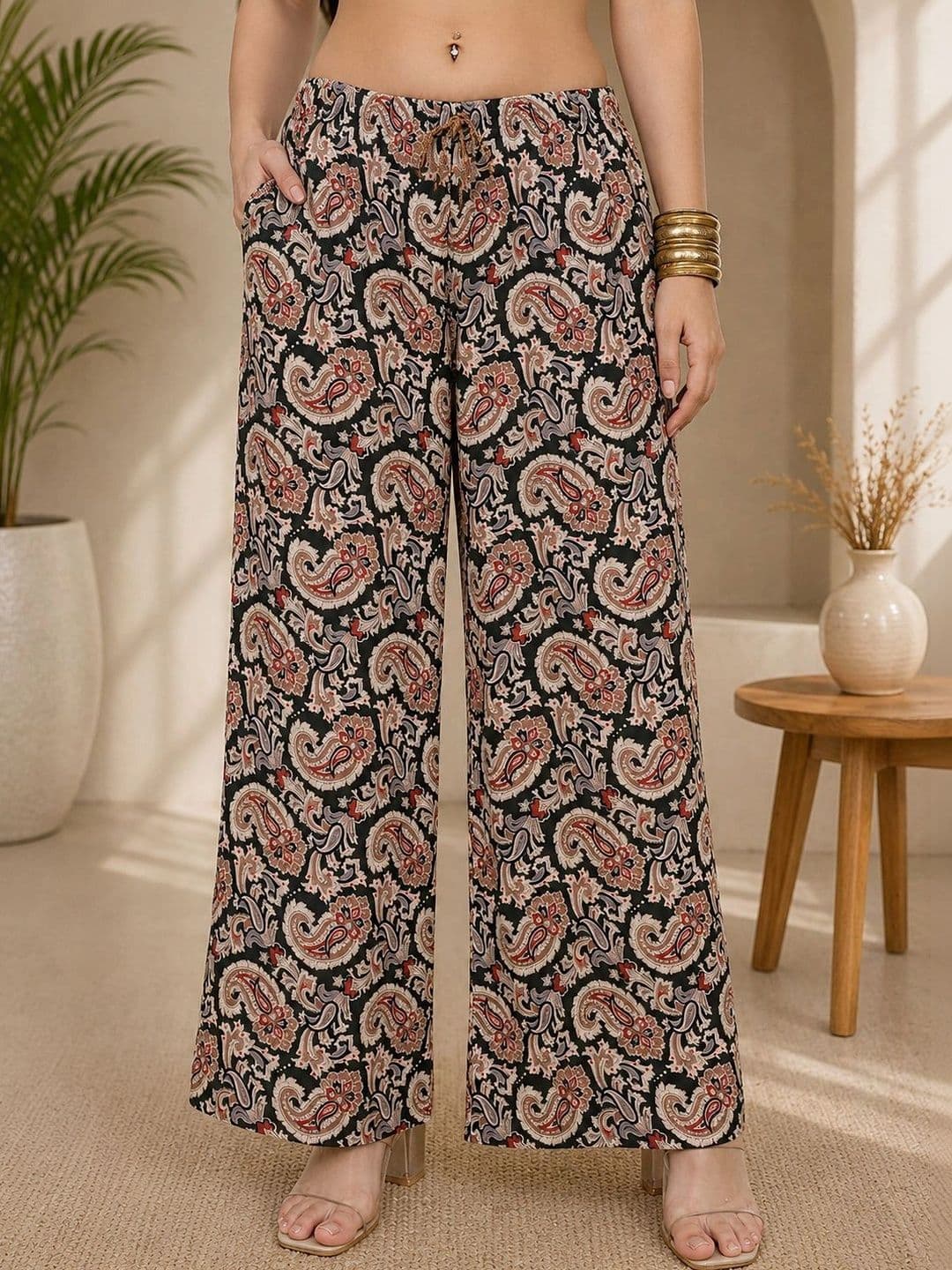 GRACIT Women Paisley Printed Ethnic Palazzos - view 1