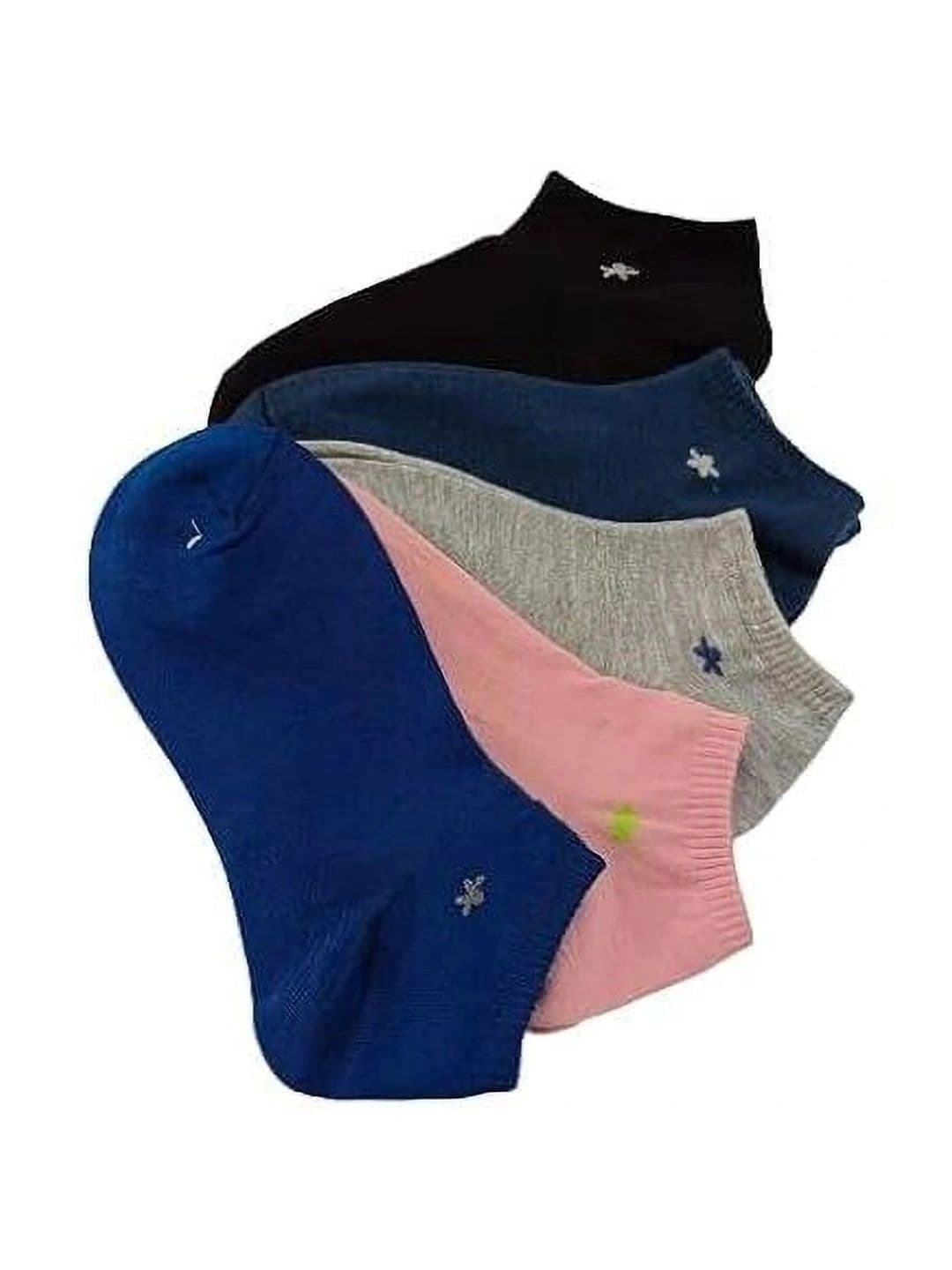 SOKSI Men Pack of 5 Cotton Assorted Ankle Length Socks - view 1