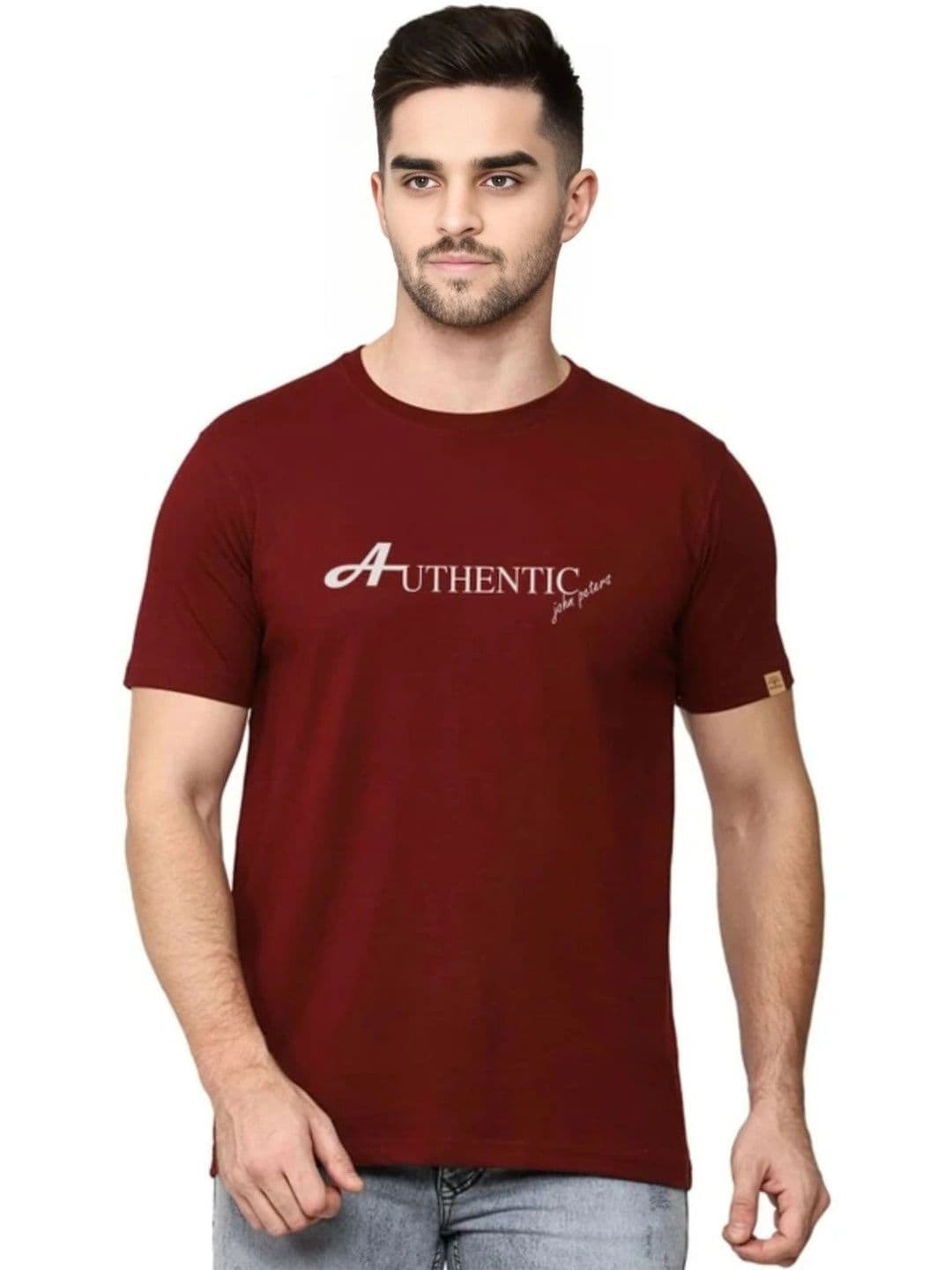 FLORA SHINE Men Typography Printed Bio Finish T-shirt - view 1