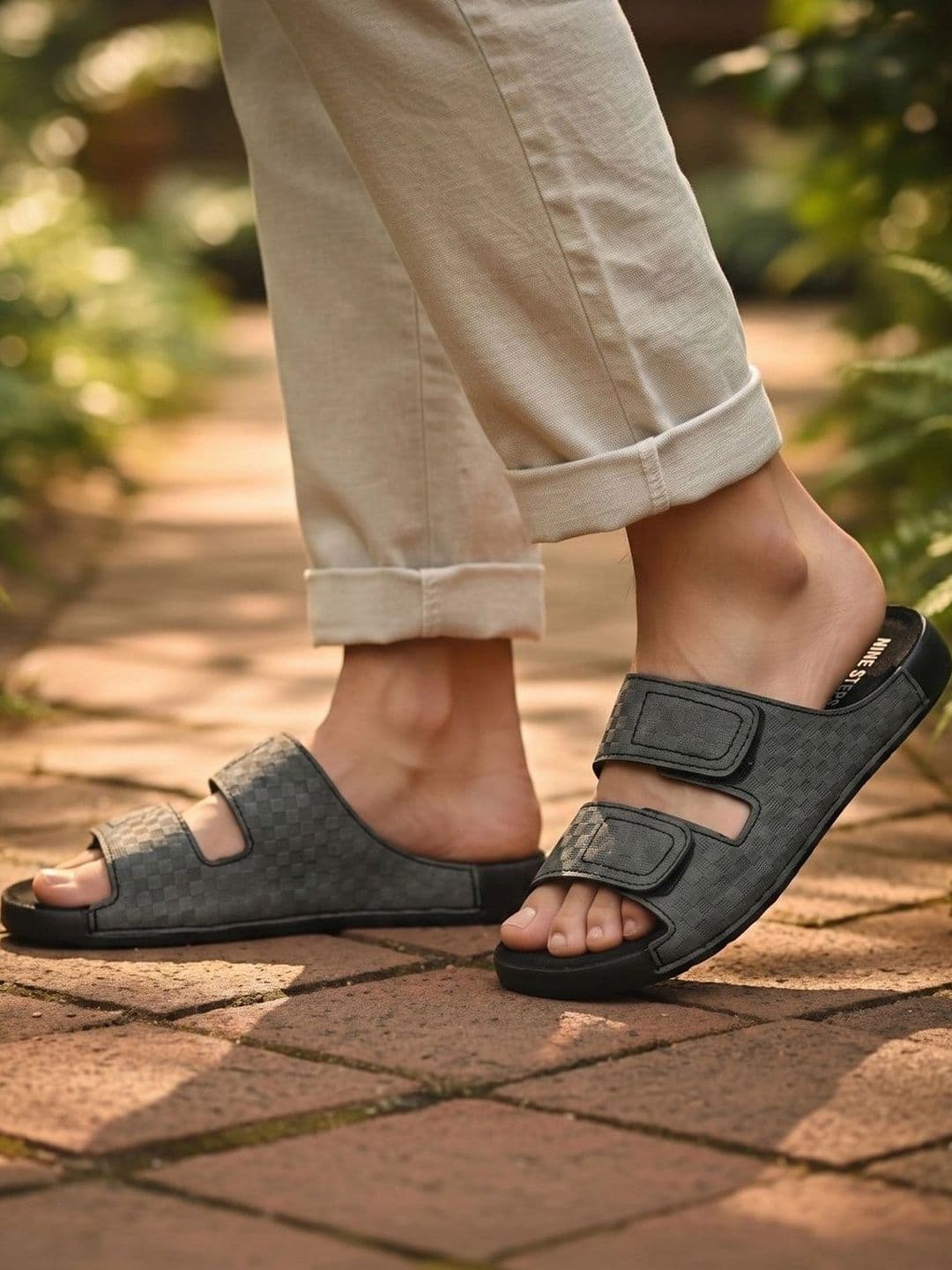 NICO NERINI Men Leather Comfort Sandals - view 1