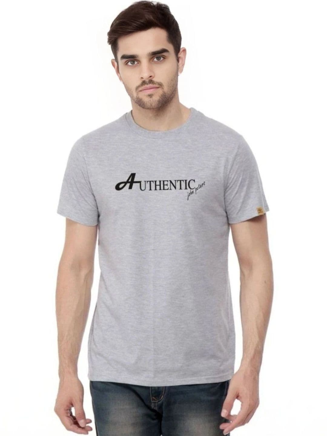 FLORA SHINE Men Typography Printed Bio Finish T-shirt - view 1