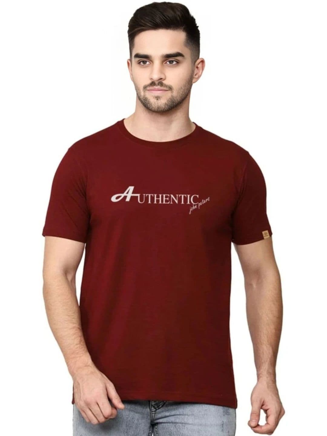 FLORA SHINE Men Typography Printed Bio Finish T-shirt - view 1