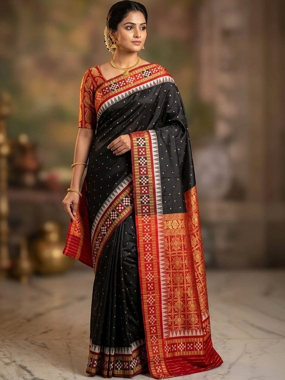 SILK HERITAGE Zari Art Silk Sambalpuri Saree - view 1