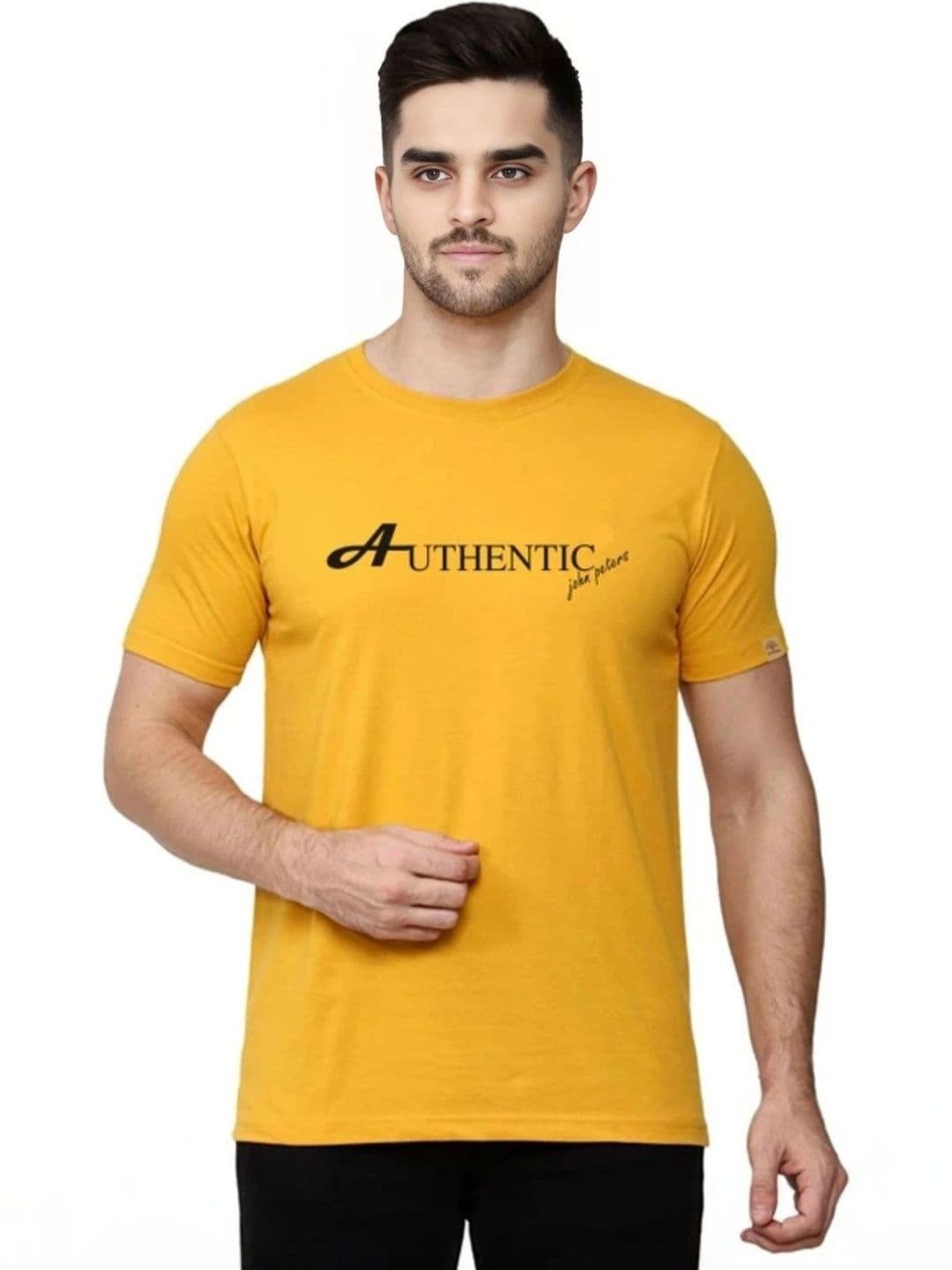 FLORA SHINE Men Typography Printed Bio Finish T-shirt - view 1