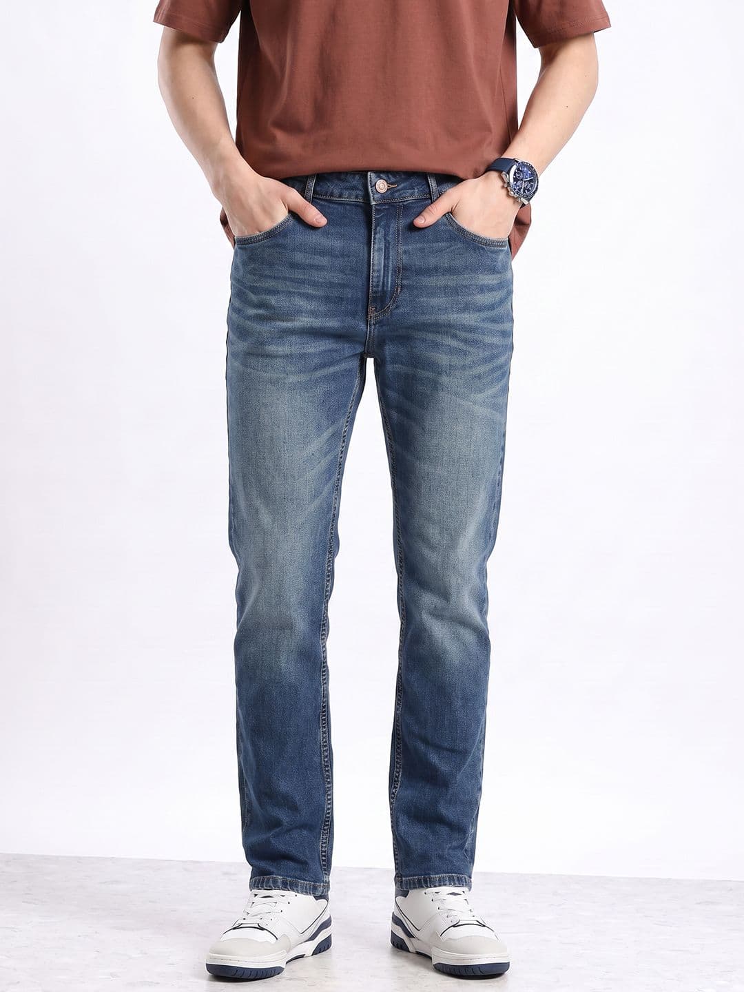 Aeropostale Men Relaxed Fit Stretchable Jeans - view 1