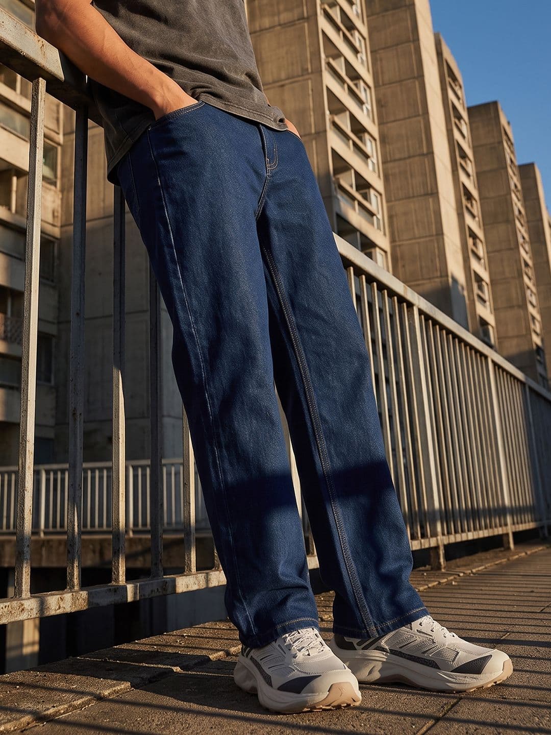 The Roadster Life Co. Men Relaxed Fit Stretchable Jeans - view 1