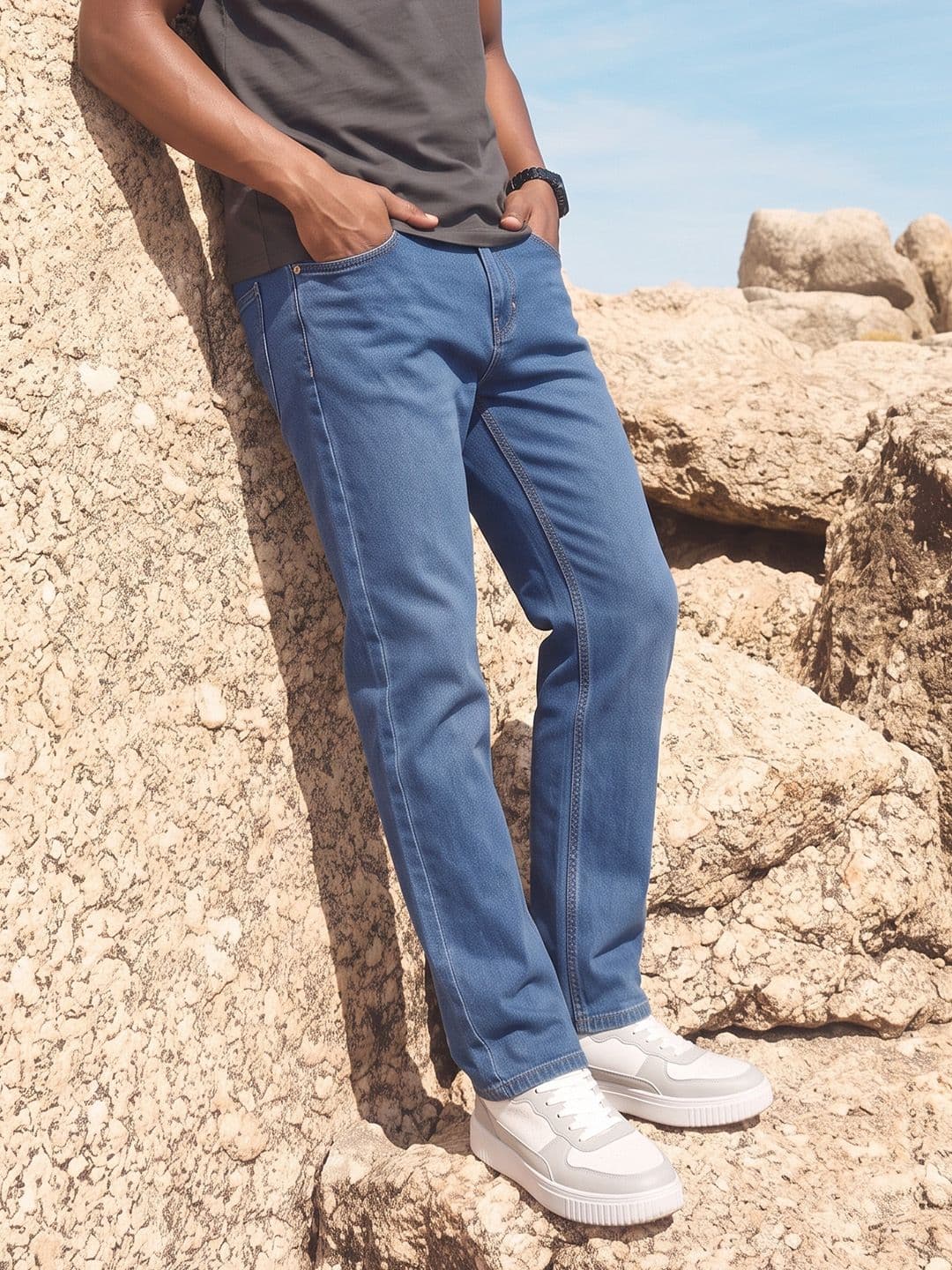 The Roadster Life Co. Men Straight Fit Jeans - view 1