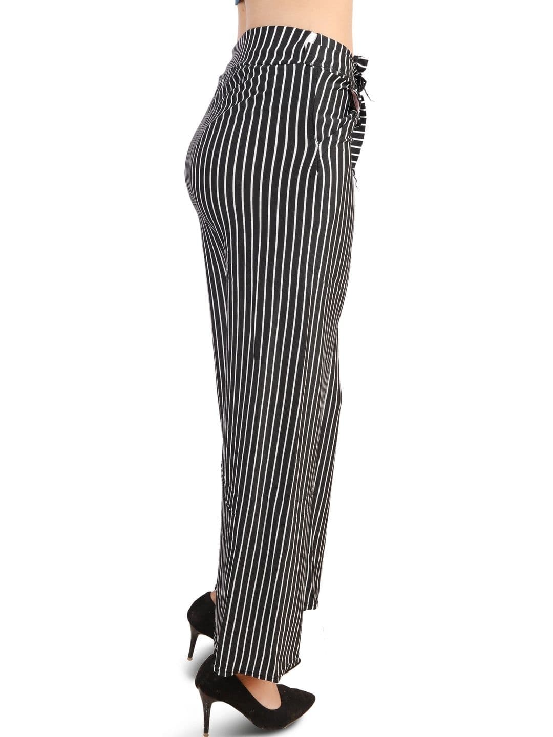 RAYIE COLLECTION Women Striped Knitted Palazzos - view 1